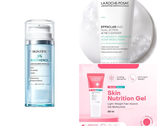 Best Moisturizers for Acne-Prone & Sensitive Skin: Calm & Breakout-Free! cover photo collage