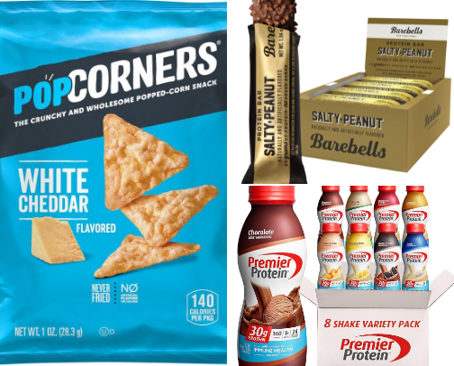 Best tasting protein/healthier snacks cover photo collage