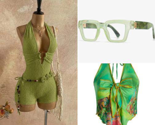 The Green Edit 💚| Chic Style cover photo collage
