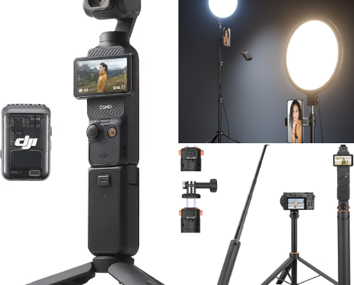 Tools and Accessories for Content Creation that Slays cover photo collage