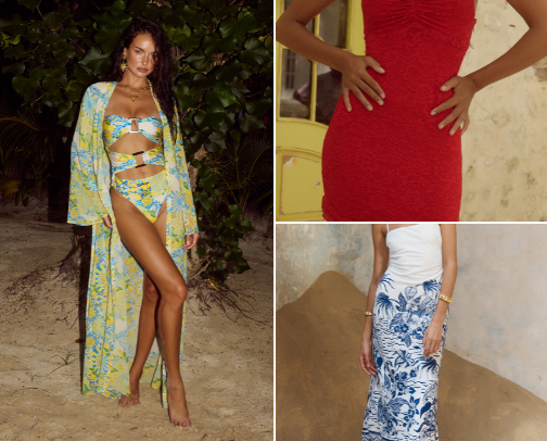 European summer fits cover photo collage