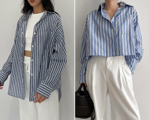 Timeless Striped Shirt Looks cover photo collage