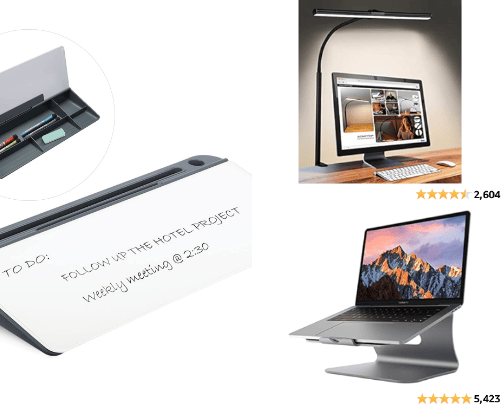 Work from home essentials cover photo collage