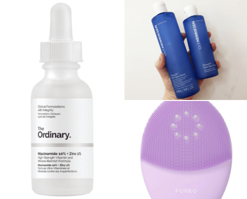 skincare cover photo collage