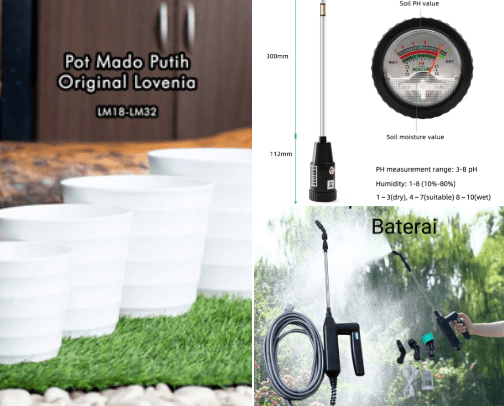 Gardening kit cover photo collage