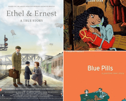 Best Romantic Graphic Novels (Amazon) cover photo collage