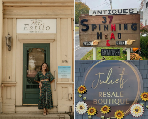 Maine: Finding the Best Thrift-Vintage-Antiques cover photo collage