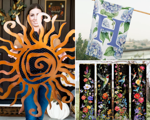 Summer Patio Decor cover photo collage