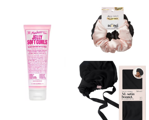 Curly hair guide! cover photo collage