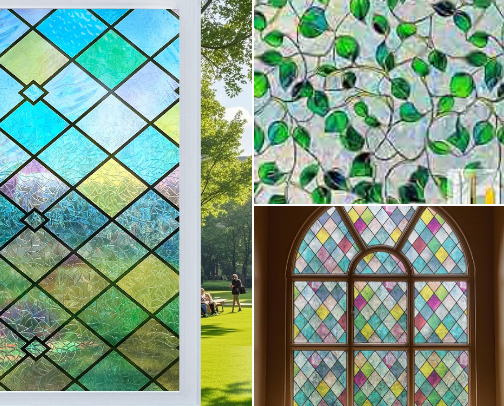 That Stained Glass Look cover photo collage