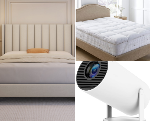 My dream bedroom - Budget Edition cover photo collage