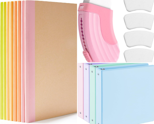 Aesthetically pleasing school supplies 🫶🏻 cover photo collage