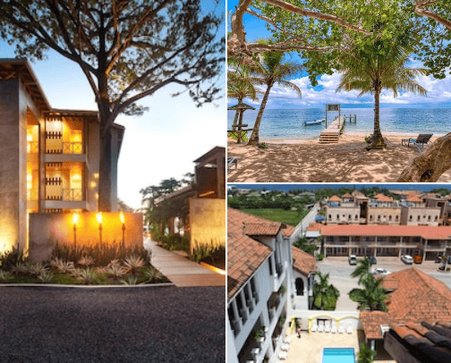 Travel faves in Roatan, Honduras cover photo collage