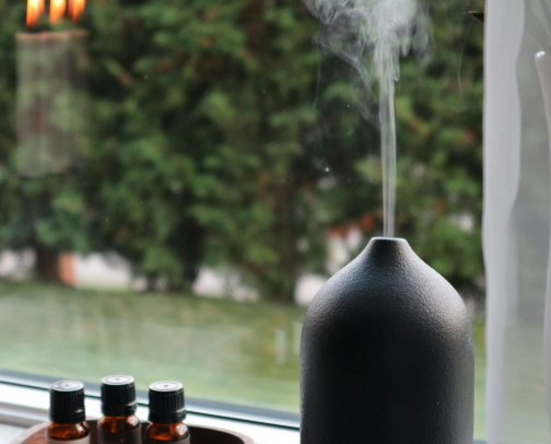 Essential Oil Diffuser Recipe Blends cover photo collage