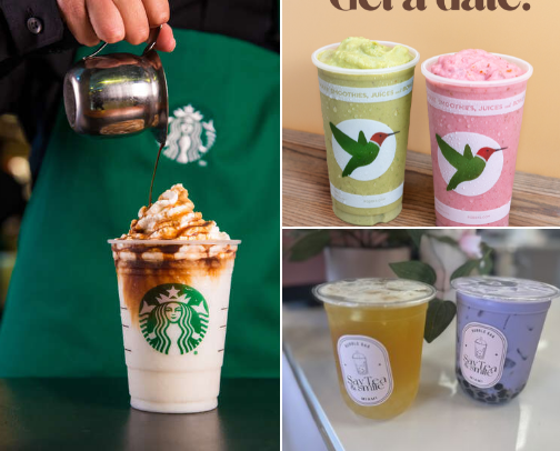 Must-Try Drink Shops & Cafés | Danielle’s Favorite Beverage Picks cover photo collage