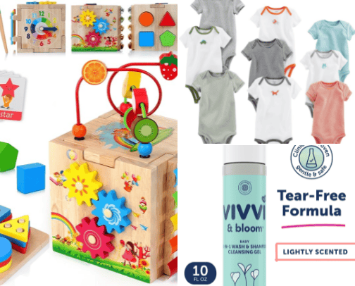 Baby must haves cover photo collage