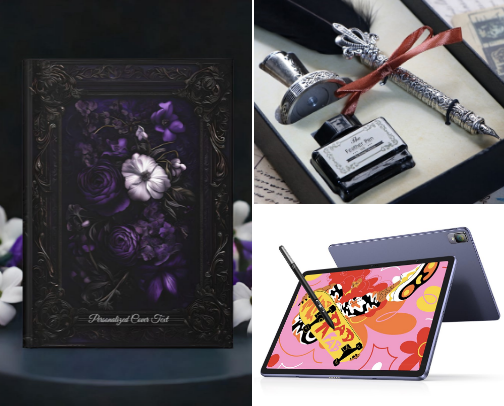 Treasures An Artist's Looking For
(Vintage / Dark Academia Theme) cover photo collage