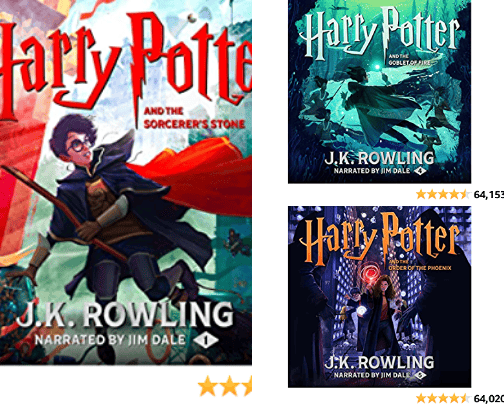 Audible cover photo collage