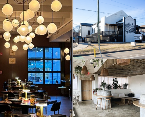 nashville local’s guide to the BEST happy hours cover photo collage