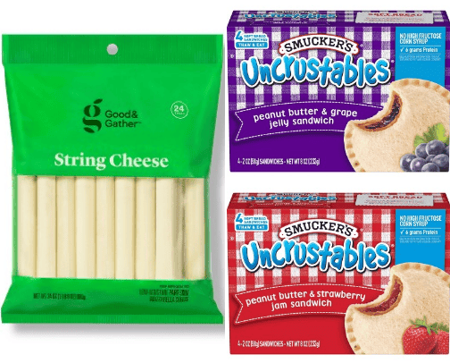 Target Toddler Snacks cover photo collage