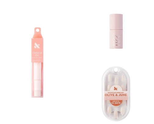 my fav low-tox nail essentials !! cover photo collage