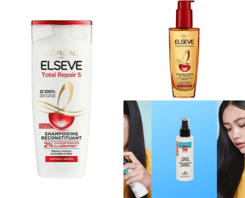 Haircare cover photo collage