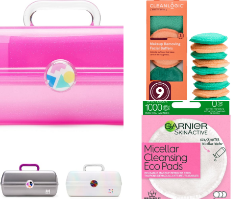 Beauty tools cover photo collage