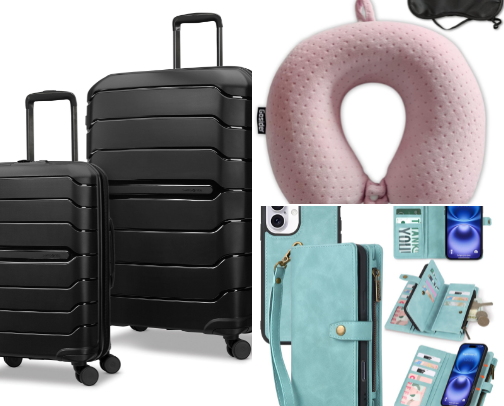 Traveling necessities ✨ cover photo collage