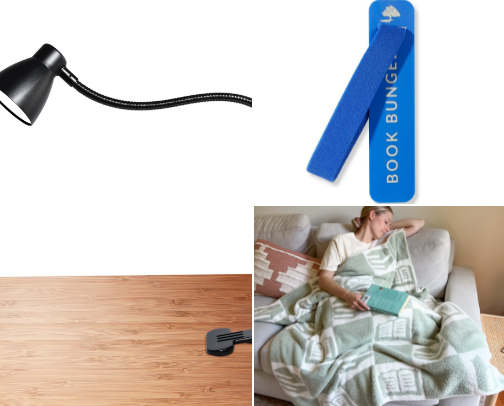 Must-Have Reading Accessories for Cozy Reading Nights ✨📚 cover photo collage