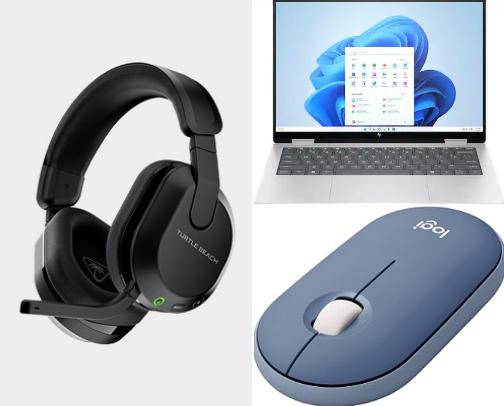 Gadgets for PC and gaming cover photo collage