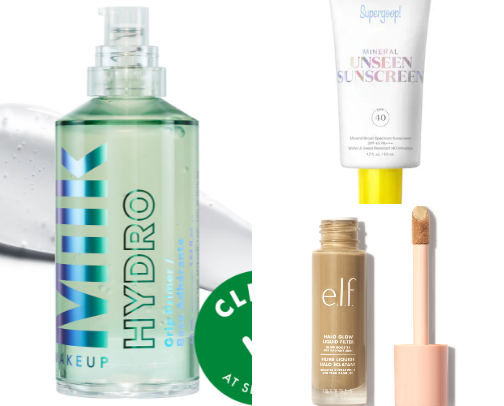 Skincare and makeup must haves cover photo collage