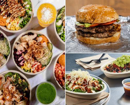 How I Hack My Favorite Restaurants Into Low-Cal Meals 🌱✨ cover photo collage
