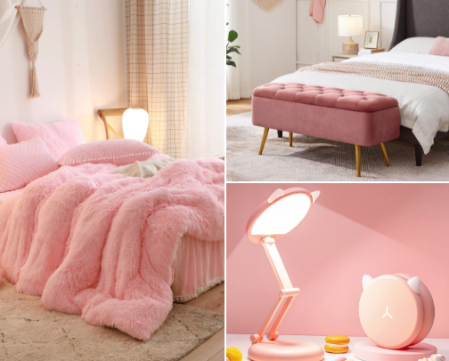 Pink 💖 College / Room Decor cover photo collage