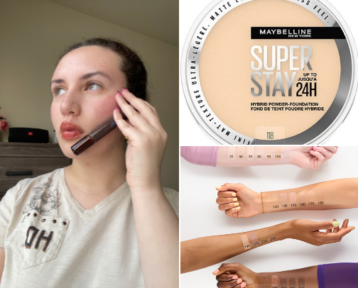 drugstore makeup cover photo collage