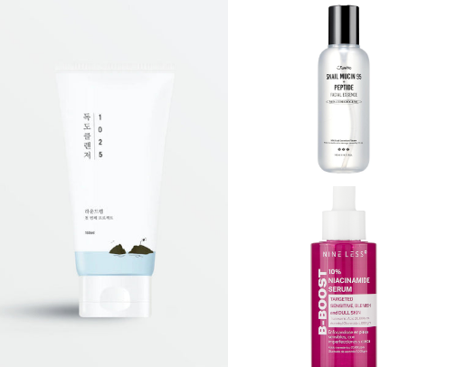 A curated collection of my favourite Korean skincare products for achieving that glass-skin glow simple, gentle, and effective! cover photo collage
