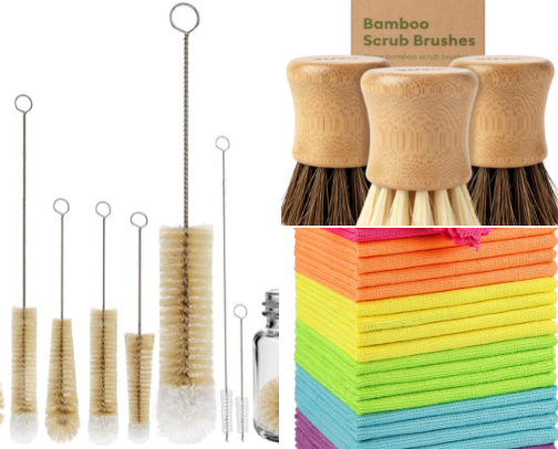 My recommendation and must cleaning products and ideas to make your home feel clean and comfortable cover photo collage