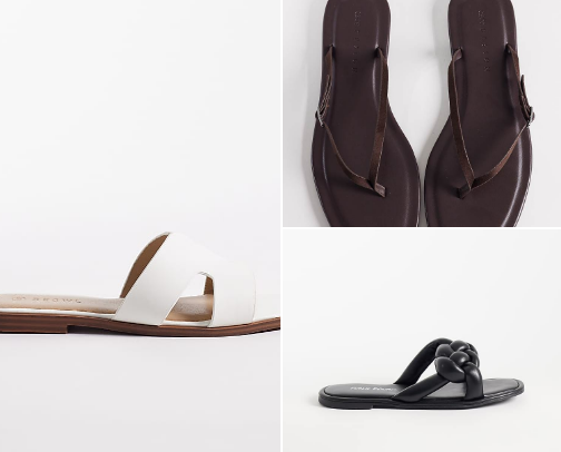 Sandal wanita cover photo collage