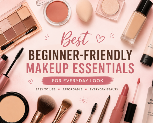 Best Beginner-Friendly Makeup Essentials for Everyday Look cover photo collage