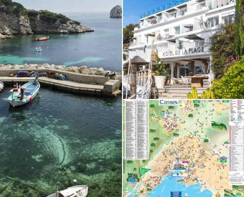 A hotel stay I’d love to come back to, Harbor Views, Calanques, Beach Time & Easy Coastal Days Cassis, France cover photo collage