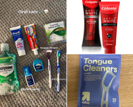 oral hygiene💦 cover photo collage
