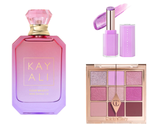 Pretty in Purple - beauty products💜🪻 cover photo collage