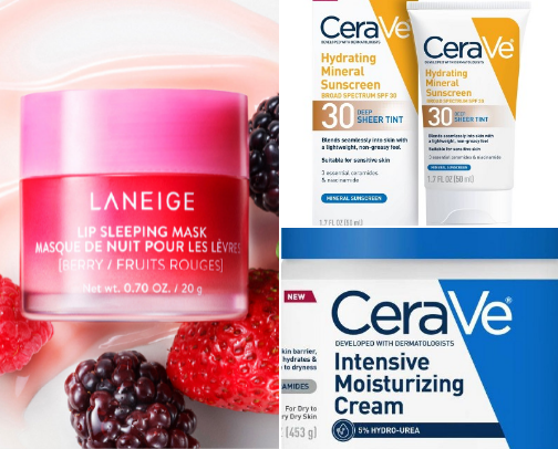 Beauty products I can’t go without! cover photo collage