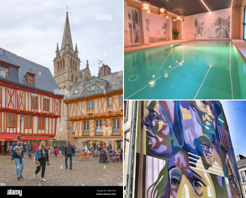 Hotel stays I’d happily remember, Old Ramparts, Cafés, Local Culture & Places to Stay Vannes, France cover photo collage