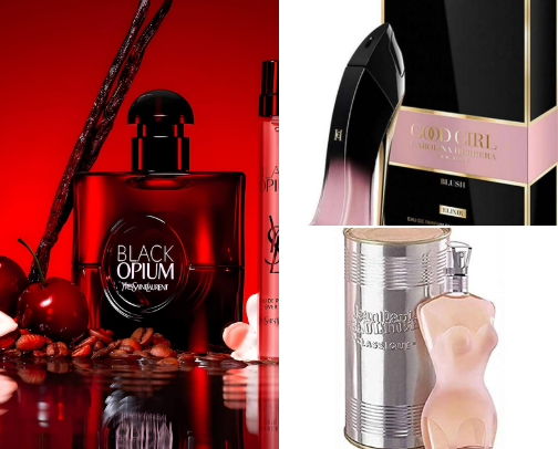 Fragrances cover photo collage
