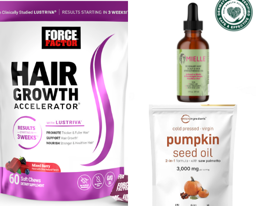 To Grow Hair & Stop Fallout cover photo collage