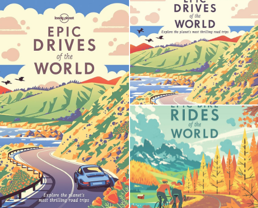 Read Free - Lonely Planet Epic Drives of the World road-trip companion collection cover photo collage
