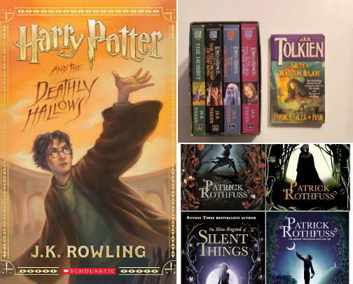 My favorite book recs cover photo collage