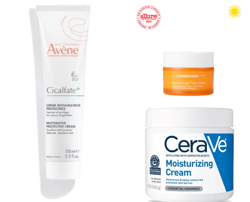 skincare routine favs for dry skin! cover photo collage