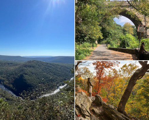 The Ultimate Guide to Stunning National Parks and Incredible Hiking Trails in PA&NJ cover photo collage