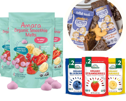 Healthy snacks my kids love! cover photo collage